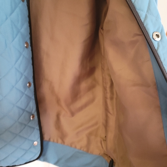 COACH JACKET with leather accents Size Med in EUC - Picture 9 of 10